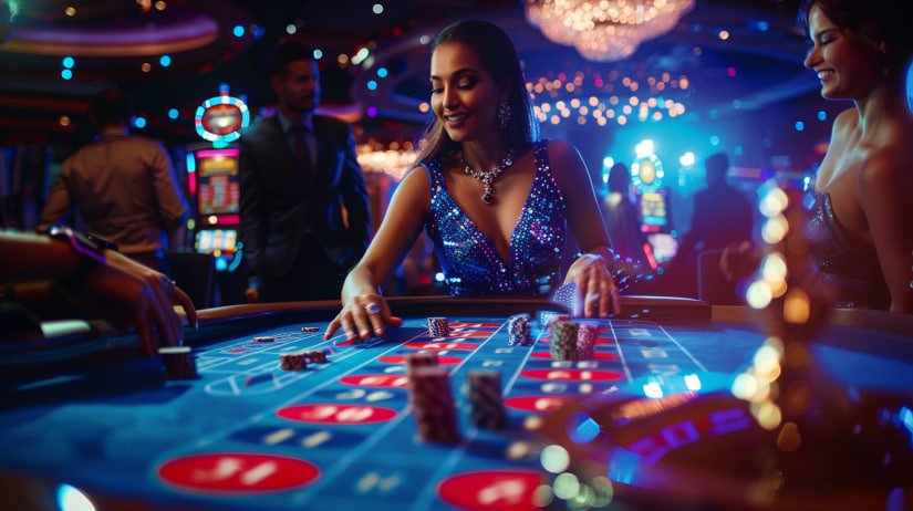 Bàn blackjack và roulette live casino tại 69vn vin